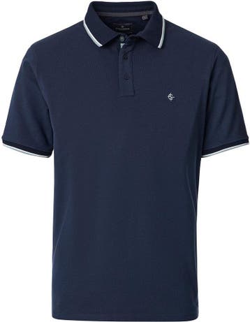 CASAMODA Polo Piqué Contrast Navy maat Maat 52/54 (L) Heren, Kleding | Heren, Polo's, Maat 52/54 (L), CASAMODA, Nieuw, Verzenden