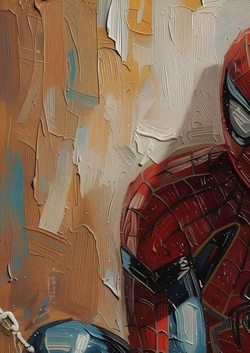 Boriani - Spiderman, oil limited new edition 20/20, Nieuw