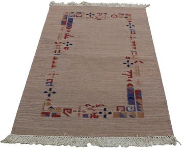 Kelim - Vloerkleed - 160 cm - 90 cm - Naturfarben