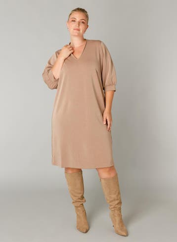 Jurk Floria Yest Curve2(50)Maat 46/48 (XL) of groter, Verzenden, Nieuw, Maat 46/48 (XL) of groter, Overige kleuren