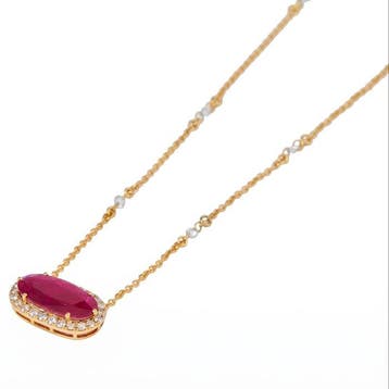 Zonder minimumprijs - Hanger - 14 karaat Geel goud - 1.63ct.