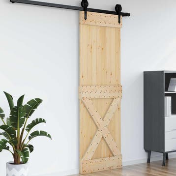 vidaXL Deur NARVIK 70 x 210 cm Massief Pine Hout, Doe-het-zelf en Bouw, Deuren en Vliegenramen, Verzenden, Nieuw
