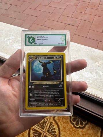 Pokémon - 1 Graded card - Noctali 13/75 Foil - Graad 6
