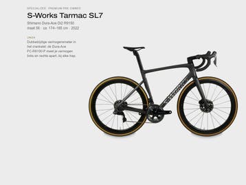 Specialized S-Works Tarmac SL7 Dura-Ace koersfiets maat 56, Overige merken, 28 inch, Carbon, Zo goed als nieuw