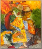 Yoël Benharrouche (1961) - Le jeune homme à la corbeille de