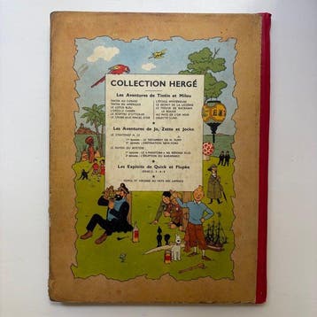 Tintin T16 - Objectif Lune (B8) - C - 1 Album - 1953 - 1