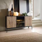 Tabar en Co Dressoirs kast met glas 153 cm, Verzenden, Nieuw