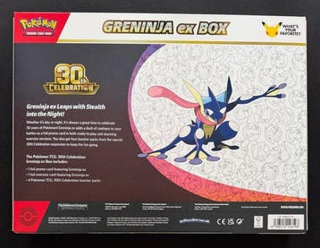 1 Box - Pokémon 30th Celebration Greninja ex Box – Sealed –, Nieuw