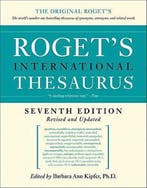 Rogets International Thesaurus, 7th Edition 9780061715211, Verzenden, Gelezen, Barbara Ann Kipfer
