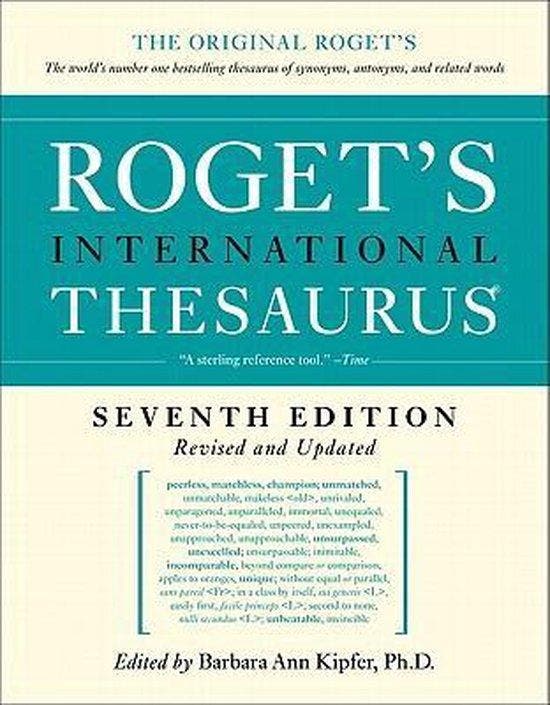 Rogets International Thesaurus, 7th Edition 9780061715211, Boeken, Taal | Engels, Gelezen, Verzenden