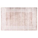 vidaXL Vloerkleed wasbaar anti-slip 160x230 cm beige, Verzenden, Nieuw