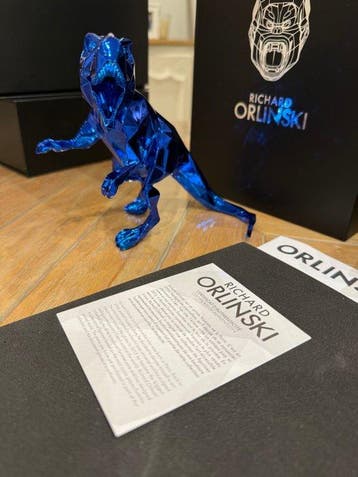 Richard Orlinski (1966) - T-Rex electric blue