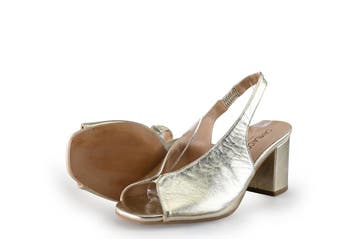 Camilacosta Slingbacks in maat 38 Zilver, Kleding | Dames, Overige kleuren, Verzenden, Camila'costa, Zo goed als nieuw