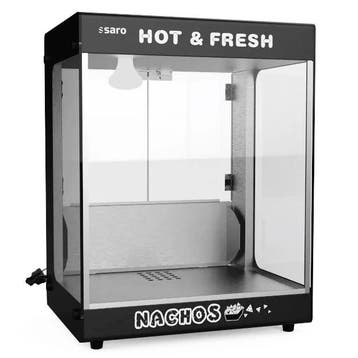 Nacho-Warmhoudvitrine | BORA | Zwart | 58°C | Statisch |, Verzenden, Nieuw in verpakking