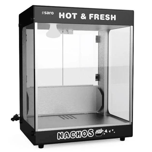 Nacho-Warmhoudvitrine | BORA | Zwart | 58°C | Statisch |, Zakelijke goederen, Horeca | Keukenapparatuur, Nieuw in verpakking, Verzenden