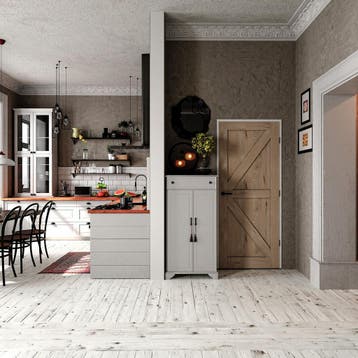 Eiken deur/ Loftdeur/ Barndeur/ Schuifdeur I MASSIEF!, Verzenden, Nieuw, Hout, Overige typen