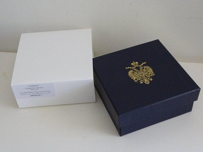 Figure - Fabergé style - Imperial ornament Egg -Certificate, Maison & Meubles, Maison & Meubles | Autre