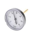 Thermomètre bimétallique en plastique de 0 à +60°C Tige de, Verzenden