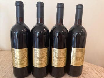 1990 Ruffino Reserva Ducale - Chianti - 4 Flessen (0.75