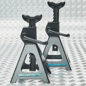 Datona Assteunen autoset 3 ton - 4 stuks - Datona - Zwart, Ophalen of Verzenden, Nieuw