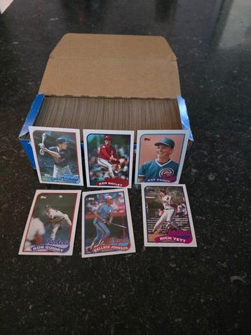 1989 Topps - 500 Box - Presque parfait (NM), Nieuw