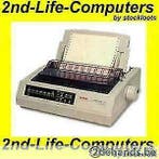 oki ml591 ml 591 elite 24 pin matrix printer microline, Computers en Software, Printers, Ophalen of Verzenden, Gebruikt, Printer