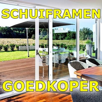 SCHUIFRAMEN PRIJZEN DEZE MAAND VEEL (max 49%) GOEDKOPER !, Nieuw