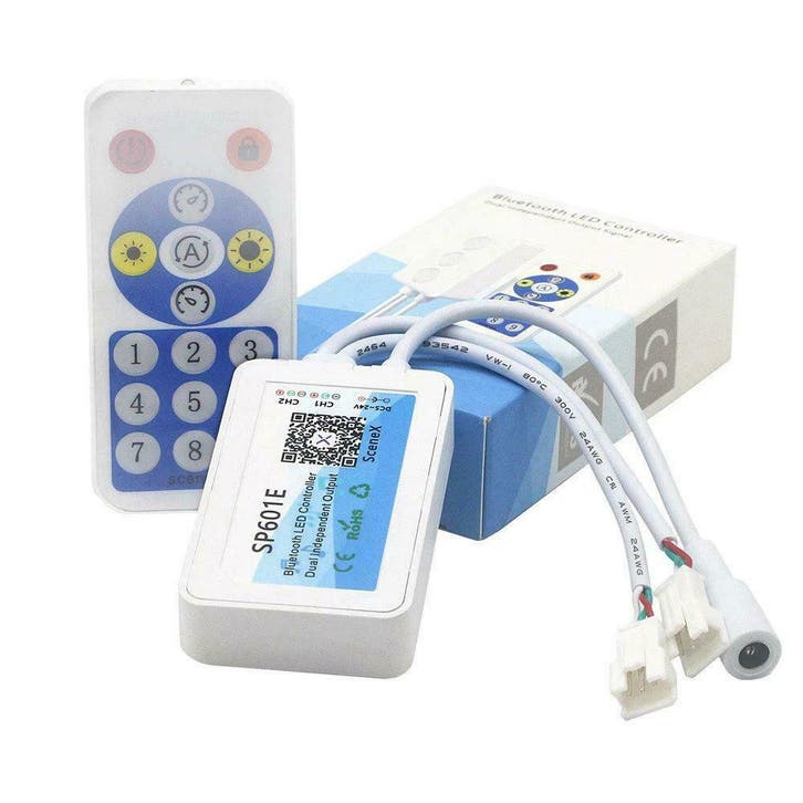 Bluetooth en RF controller voor WS2811 Pixel LED strip (SP6, Huis en Inrichting, Lampen | Overige, Ophalen of Verzenden