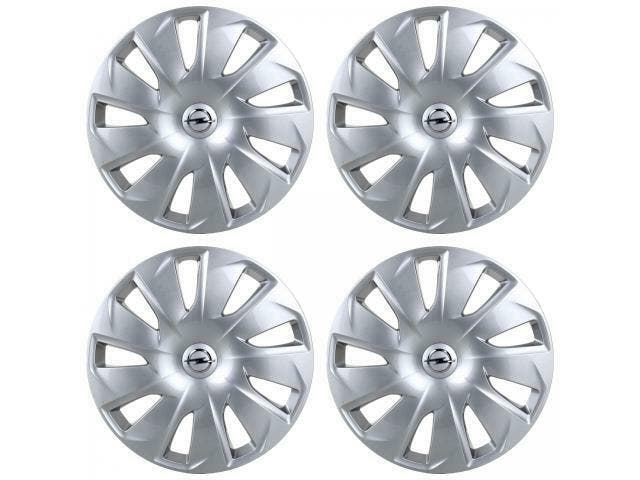 4x ORIGINAL GM wielafdekking wielafdekking Opel ZILVER 15 in, Auto-onderdelen, Banden en Velgen, Ophalen of Verzenden