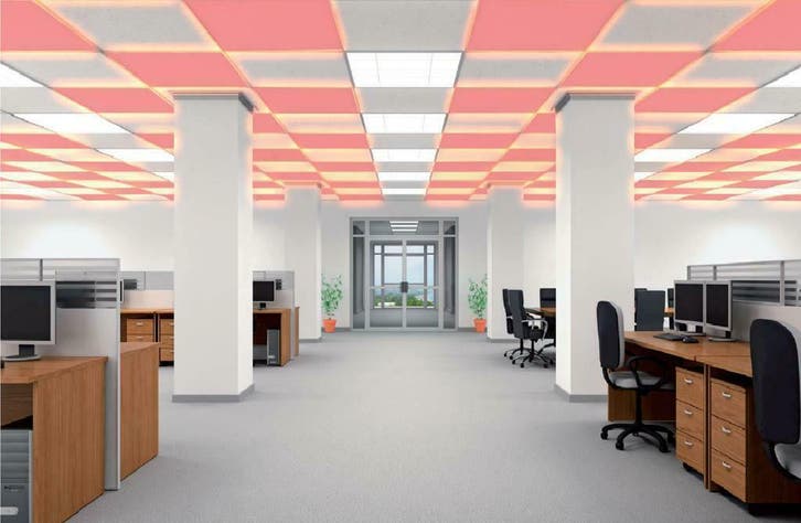 Infrarood verwarming voor systeemplafond panelen paneel, Doe-het-zelf en Bouw, Verwarming en Radiatoren, Overige typen, Nieuw