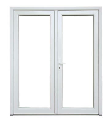 PVC Dubbele deur 180x215, 200x215 Wit en Antraciet in Stock, Doe-het-zelf en Bouw, Deuren en Vliegenramen, Kunststof, 120 cm of meer