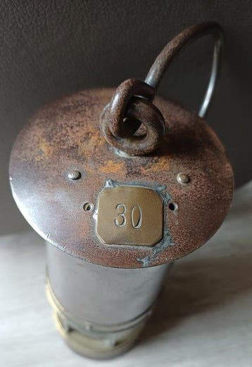 Lamp - Metaal - Mijnenlamp Marsaut, Antiek en Kunst