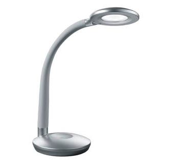 Trio COBRA tafellamp | LED | titaan | 13 x 32 cm | IP20 | 1x, Verzenden, Nieuw