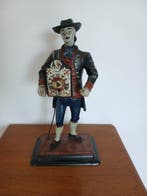 Klokkenmannetje tafelklok - Antiek gietijzer - 1940-1950