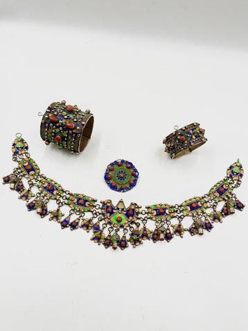 ensemble de bijoux kabyles - Argent - Algérie - Début du XXe
