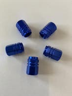 Racing ventieldoppen Exagonal Blauw 5 stuks, Ophalen of Verzenden, Nieuw