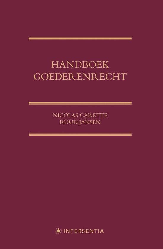 Handboek goederenrecht 9789400014145 Nicolas Carette, Livres, Livres Autre, Envoi