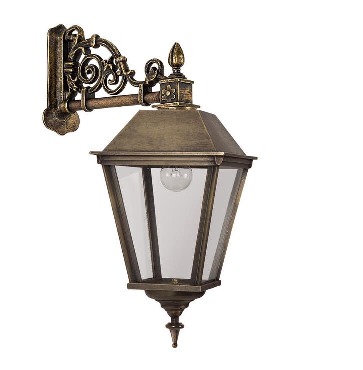 Buitenverlichting brons-koper Buitenlamp Brandenburg Hang, Tuin en Terras, Buitenverlichting, Verzenden