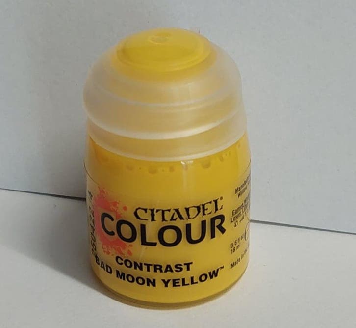 Contrast Bad moon yellow 18ml (Warhammer Nieuw), Hobby & Loisirs créatifs, Wargaming, Enlèvement ou Envoi