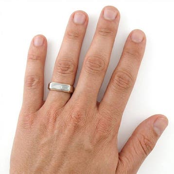Ring - 14 karaat Roségoud - 0.21ct. tw. Diamant (Natuurlijk), Handtassen en Accessoires, Nieuw