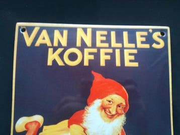 Van Nelle koffie - Enseigne publicitaire - Émail