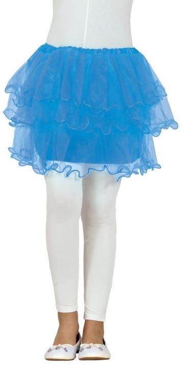 Blauwe Tutu Meisje Ruches 30cm, Verzenden, Nieuw
