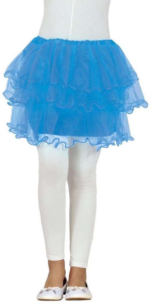 Blauwe Tutu Meisje Ruches 30cm, Hobby en Vrije tijd, Feestartikelen, Nieuw, Verzenden