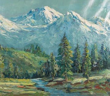 Esteban Grunwald (1909-1960) - Post-Impressionist Autumn