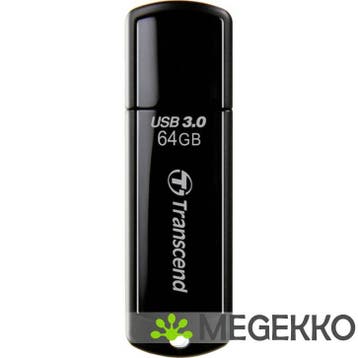 Transcend JetFlash 700 64GB Zwart, Computers en Software, Verzenden, Nieuw