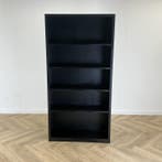 open kast met 4 legborden (hxbxd) 198x100x30 cm, zwart, Huis en Inrichting, Gebruikt