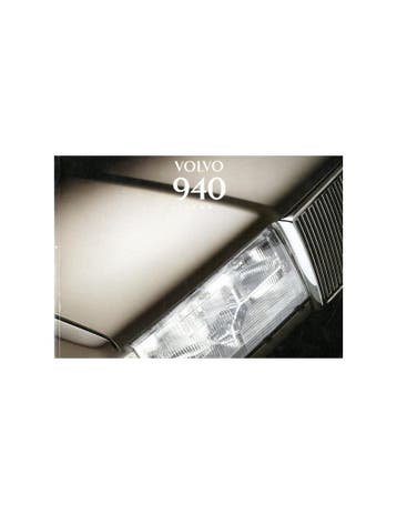 1995 VOLVO 940 INSTRUCTIEBOEKJE NEDERLANDS