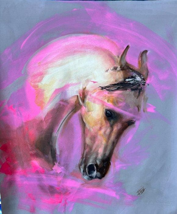 Isabel Tapias T - Mis alegrías XL. No Reserve., Antiquités & Art, Art | Peinture | Moderne