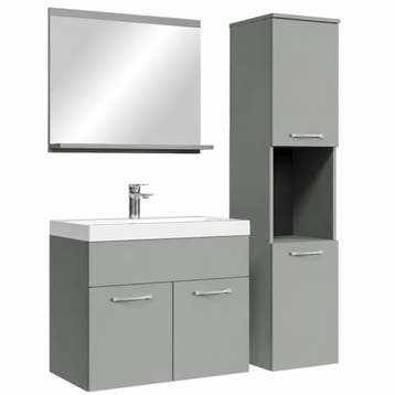 Badkamermeubel Set Montreal 60 x 35 cm - Mat Groen, Maison & Meubles, Verzenden