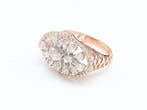 Bague - 14 carats Or rose - 1.17ct. tw. Diamant (Naturelle)